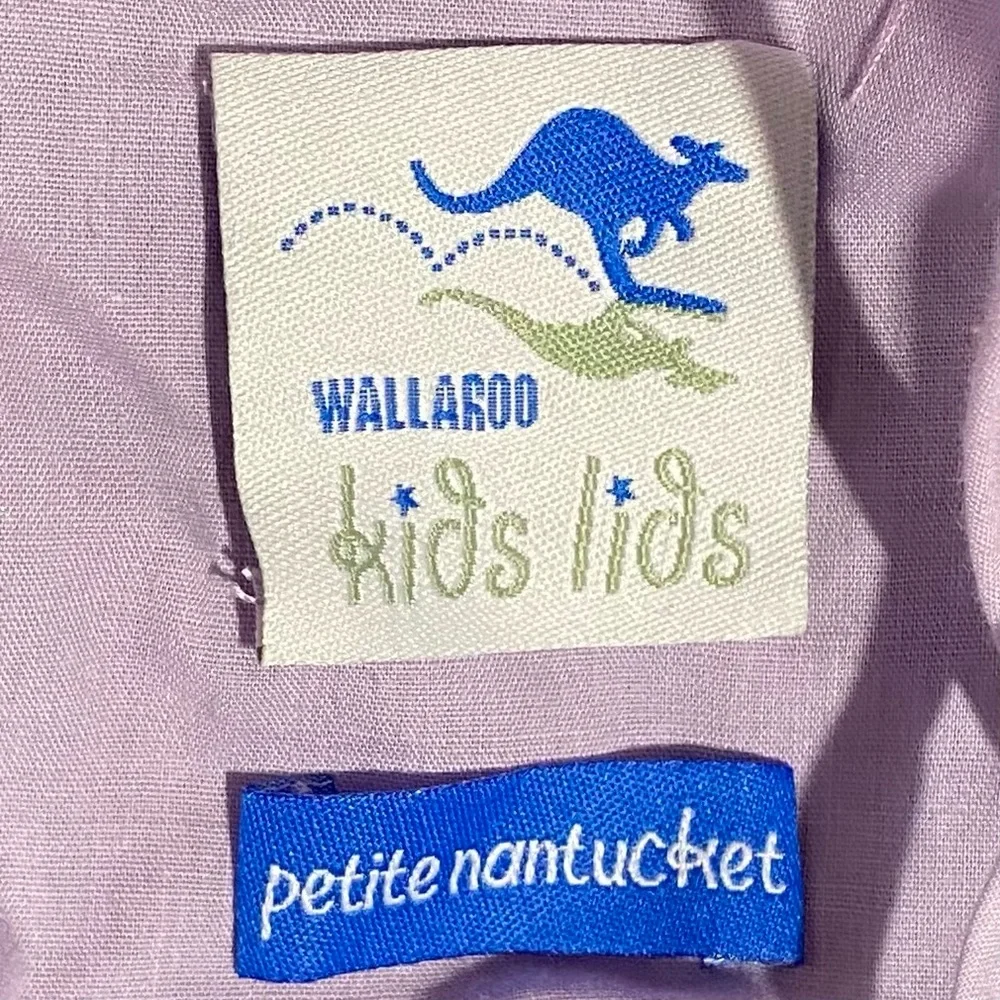 Wallaroo Kids Multicolor Striped Petite Nantucket Sun Hat Drawstring Adjustable
